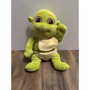 Build A Bear - “Shrek The Third” Ogre Baby With Yellow Diaper And Bib Fergus
